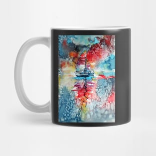 Sailboat at sunlight Mug